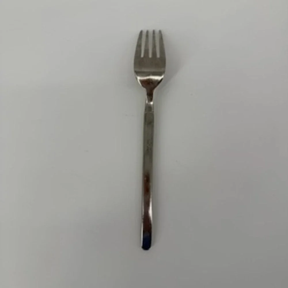 Walco‎ Stainless Steel Dinner Fork Modern Square Handle Silverware 8.25 inch